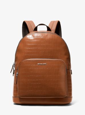 Cooper Faux Crocodile Embossed Leather Backpack | Michael Kors