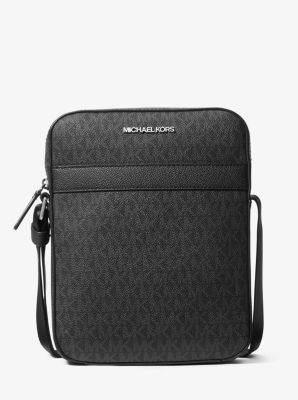 Michael Kors Men Cooper MK Signature Medium Flight Crossbody Bag