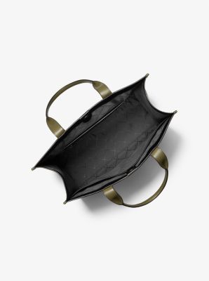 Cooper Logo Embossed Faux Pebbled Leather Tote Bag | Michael Kors Canada