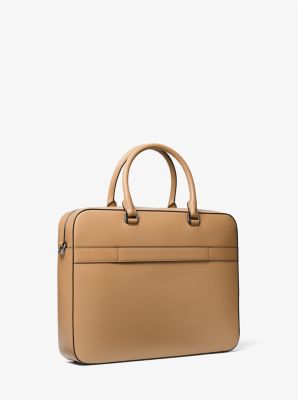 Michael kors harrison leather briefcase best sale