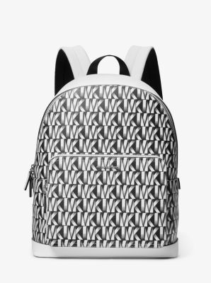 Michael Kors Cooper Large Signature PVC Graphic Logo Backpack Book bag NWT