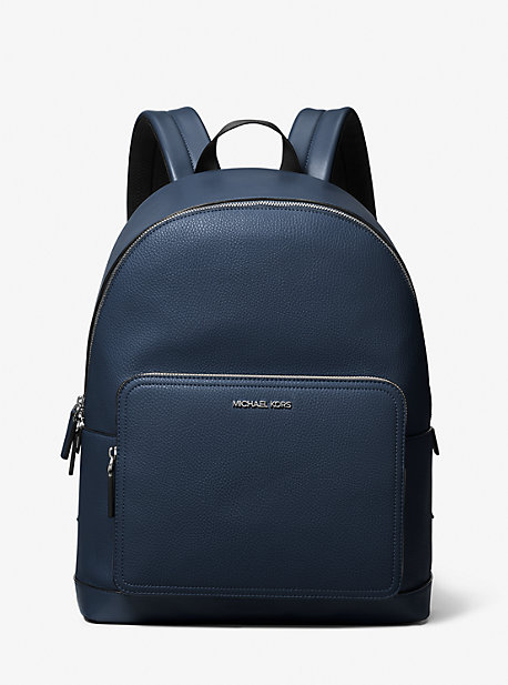 Michaelkors Cooper Faux Leather Commuter Backpack,NAVY