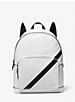 Cooper Logo Stripe and Faux Leather Backpack image number 0