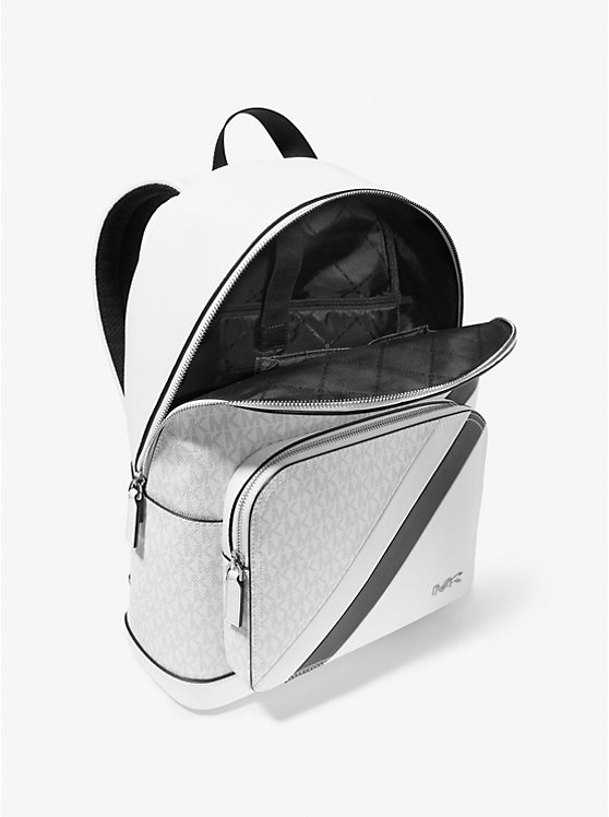 Cooper Logo and Striped Backpack image number 1