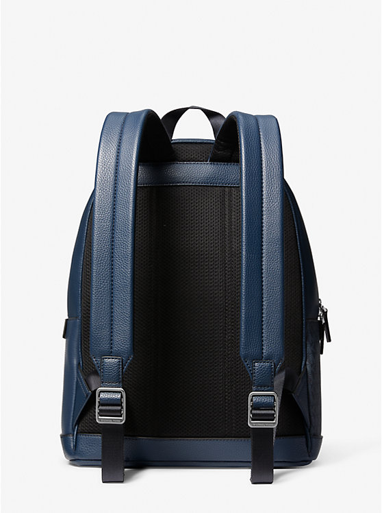 Cooper Logo Stripe and Faux Leather Backpack image number 2