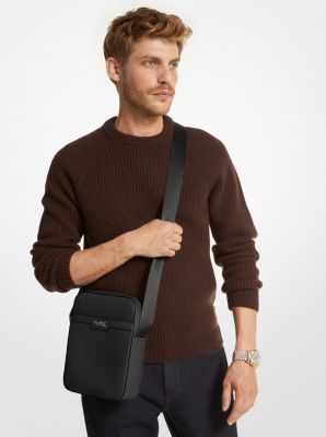 Michael Kors Men Cooper MK Signature Medium Flight Crossbody Bag