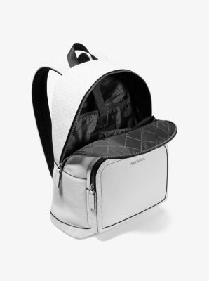 Cooper Pebbled Leather and Signature Logo Backpack