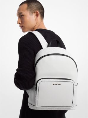 Cooper Pebbled Leather and Signature Logo Backpack image number 3