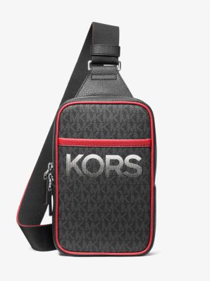 Mochila bandolera Cooper mediana con logotipo KORS