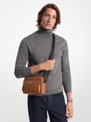 Cooper Pebbled Leather Utility Crossbody Bag