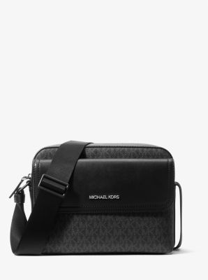 Michael kors medium camera bag black sale