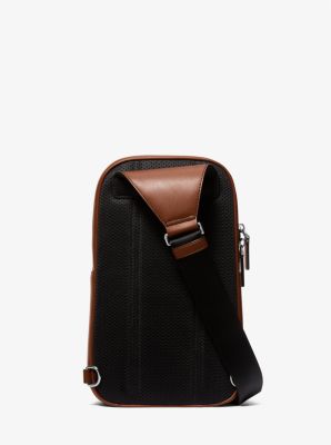 Cooper Slim Pebbled Leather Commuter Sling Pack