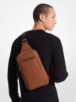 Cooper Slim Pebbled Leather Commuter Sling Pack