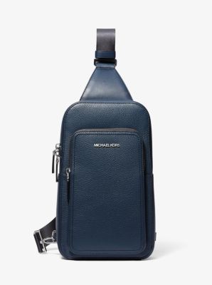 Cooper Slim Pebbled Leather Commuter Sling Pack image number 0