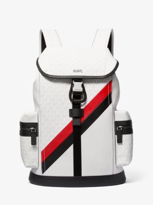 Rivington Logo Stripe Backpack Michael Kors Canada