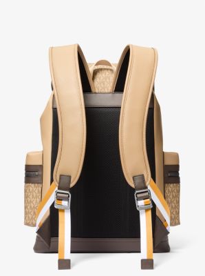 Rivington Logo Stripe Backpack in GOLDEN ROD | Michael Kors