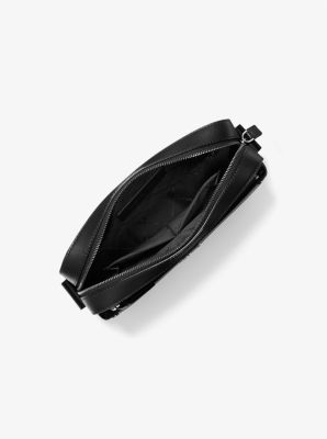 Bandolera utilitaria Rivington grande de cuero in NEGRO | Michael Kors