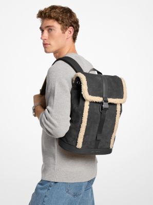 Cooper Suede and Sherpa Backpack