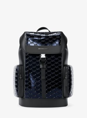 Cooper Medium Metallic Logo Debossed Backpack