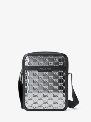 Cooper Metallic Logo Debossed Flight Bag