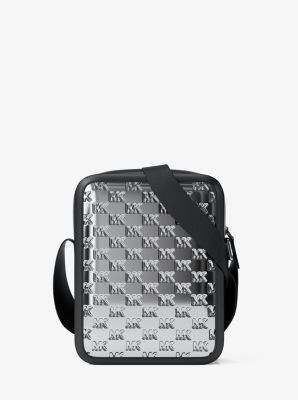 Cooper Metallic Logo Debossed Flight Bag