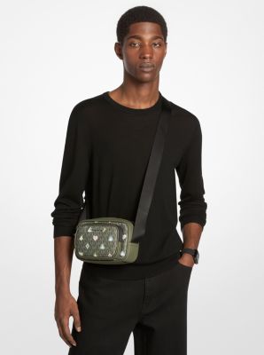 Sac à bandoulière pour appareil photo Cooper à imprimé à logo Signature avec pochette