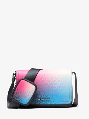 Cooper Small Ombré Signature Logo Crossbody Bag With Pouch