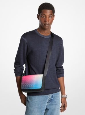 Cooper Small Ombré Signature Logo Crossbody Bag With Pouch