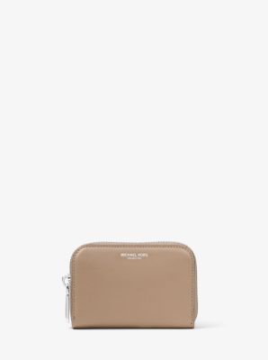 Miranda French Calf Leather Card Holder Michael Kors