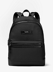 Logo Woven Backpack - BLACK - 37F9LKSB2C