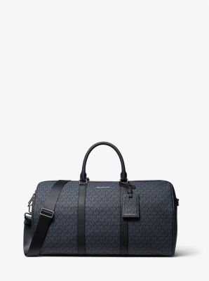 MICHAEL KORS MENS Cooper Monogram Backpack Bag Black/Mandarin Nwt $498