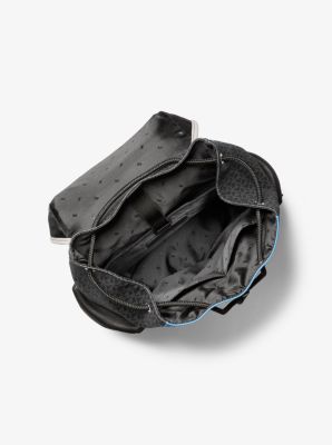 Cooper Two-Tone Logo and Leather Backpack