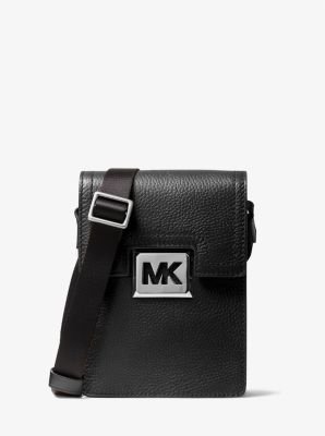 Michael Kors Men Cooper Crossbody Flight Bag + Wallet Set New