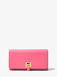Bancroft Calf Leather Continental Wallet - FLAMINGO - 37H8GBNE2L