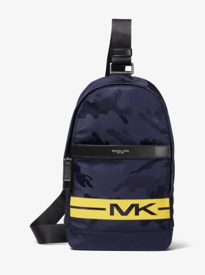 michael kors logo sling pack