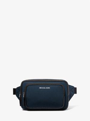 Michael Kors Cooper Mk Logo Large Sporty Slingpack Backpack (Admiral Blue)
