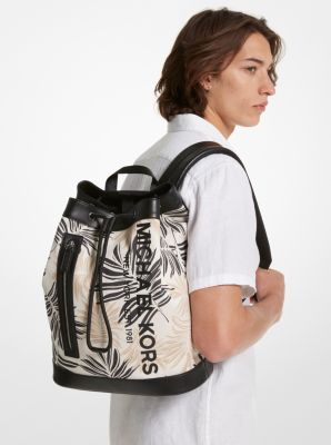 Cooper Palm Jacquard Mariner Backpack | Michael Kors Canada