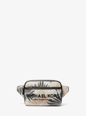 Cooper Slim Palm Jacquard Belt Bag Michael Kors