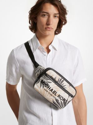 Cooper Slim Palm Jacquard Belt Bag