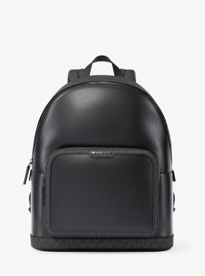 Cooper Medium Pebbled Leather and Signature Logo Commuter Backpack