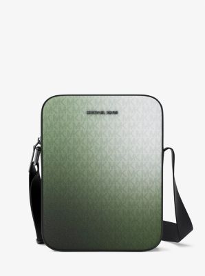 MK Umhängetasche Cooper Small Mit Signature-Logomuster Und Ombré-Effekt - Grün