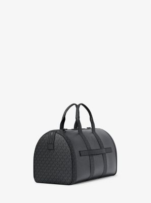 Bolso de viaje Cooper de piel granulada con logotipo exclusivo in NEGRO | Michael Kors