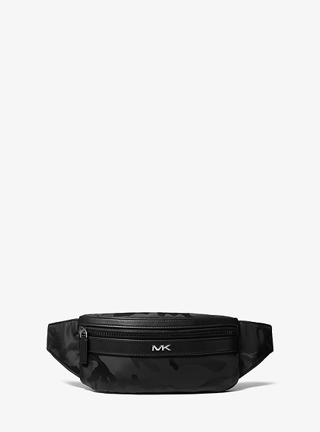 Kent Sport Camo Jacquard Belt Bag - BLACK - 37S0LKNC2U