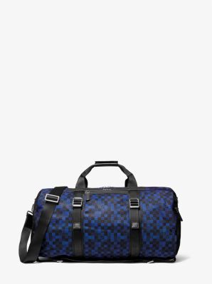 Kent Graphic Check Convertible Duffel Bag | Michael Kors