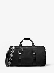 Kent Medium Nylon Convertible Duffle Bag - BLACK/WHITE - 37S0SKNN4C