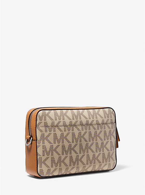 Cooper Embossed Leather and Logo Stripe Crossbody Bag image number 2