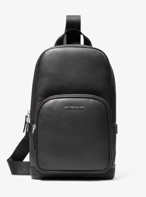 Cooper Pebbled Leather Sling Pack