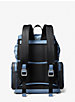 Cooper Printed Denim and Leather Backpack image number 2