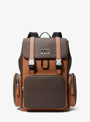Cooper Logo and Faux Leather Backpack | Michael Kors