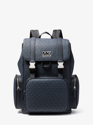 Cooper Logo and Faux Leather Backpack | Michael Kors